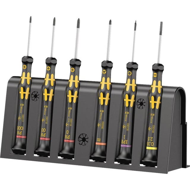 ESD Skruvmejsel set 6 delar Wera 1550/6 ESD Spår