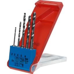 kwb 421140 HSS Metall-spiralborrset 5 delar DIN 1412 C