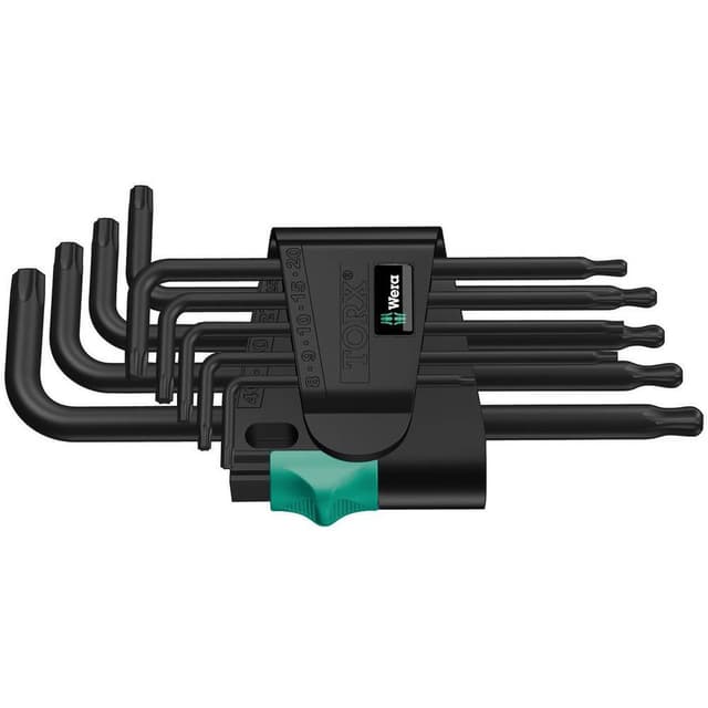 Inner-TORX Vinkelskruvmejselset 9 delar Wera 967 PKL/9