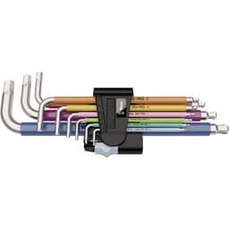 Wera Multicolour Inner-sexkantig Vinkelskruvmejselset