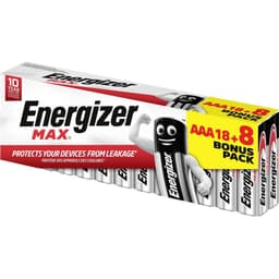 Energizer E303271900 AAA-batteri 26 stk
