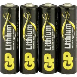 Batteri AA (R6) Litium GP Batteries GP15LF562C4 1.5 V 4
