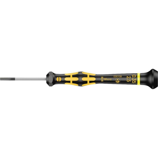 ESD Spårskruvmejsel Wera 1578 A Kraftform Micro