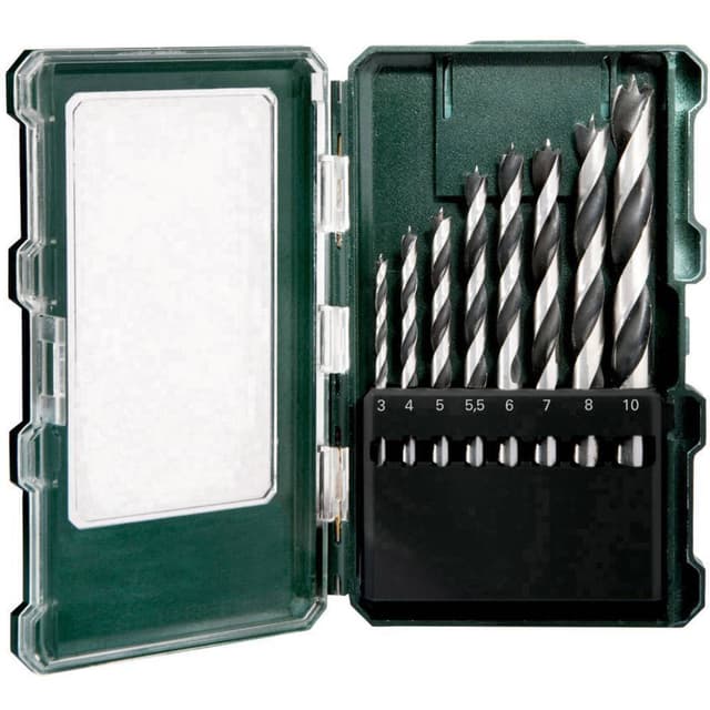 Trä-spiralborr-set 8 delar Metabo 626705000 1 st