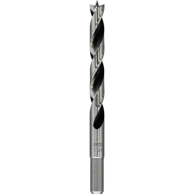 Trä-spiralborr 4 mm Heller 28561 2 Total längd 75 mm