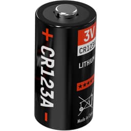 Fotobatteri CR123A Litium Ansmann CR123 1375 mAh 3 V 1