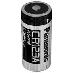 Fotobatteri CR123A Litium Panasonic CR-123A 1550 mAh 3