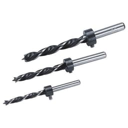 Wolfcraft 2730000 Træ-spiralbor-sæt 3 dele 6 mm, 8 mm,