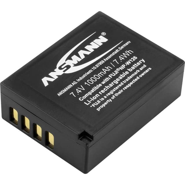 Ansmann NP-W126 Kamera-batteri Erstatter