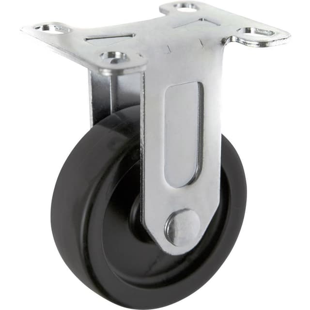 TOOLCRAFT TO-5137908 Fasthjul med skruvplatta 75 mm