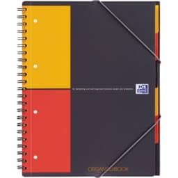 Oxford Kollegieblock 100102777 Grå, Orange, Röd DIN A4+