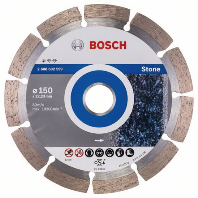 Bosch Accessories 2608602599 Diamantskæreskive Diameter 150 mm Diameter indv. 22.23 mm 1 stk