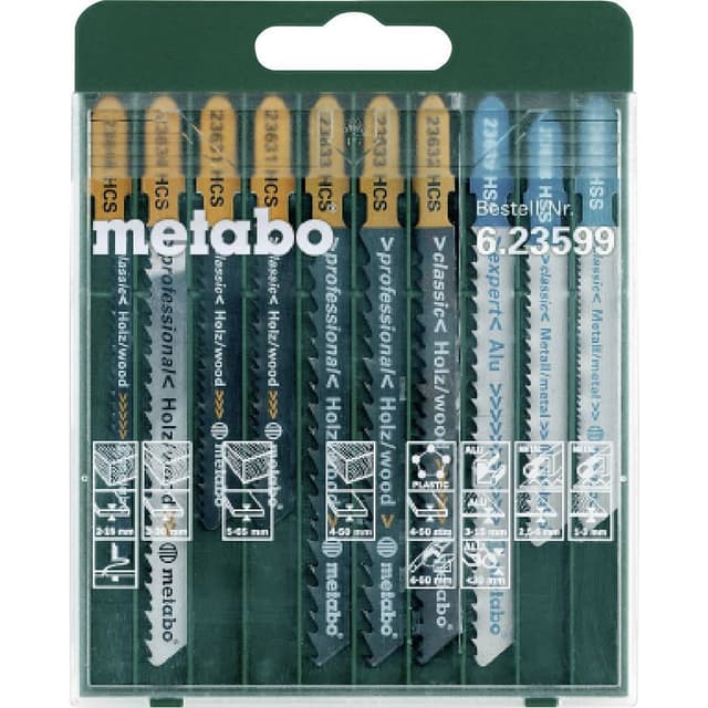 Metabo 623599000 10-delars sticksågbladsortiment 10 st