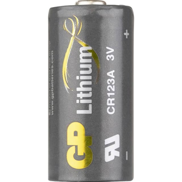 Fotobatteri CR123A Litium GP Batteries GPCR123A 1400