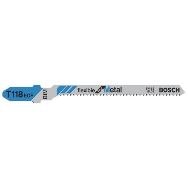 Sticksågsblad T 118 EOF - Flexible for Metal Bosch