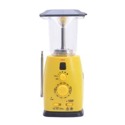 Nödradio - Vevradio FM-radio, USB, Solcell, Gul