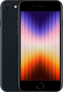 iPhone SE Gen. 3 smarttelefon 128GB (midnatt)