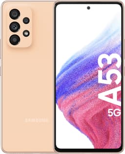Samsung Galaxy A53 5G smarttelefon 6/128GB (fersken)