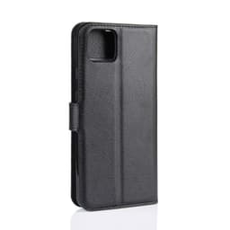 INF Google Pixel 3 Lite X mobiltelefonveske PU -skinn Svart