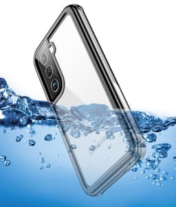 Samsung Galaxy S22 mobilcover vandtæt Sort/Grå