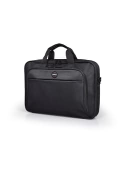 PORT DESIGNS HANOI II CLAMSHELL 13/14 koffert, svart PORT DESIGNS Laptop -veske HANOI II Clamshell skulderrem, bærbar