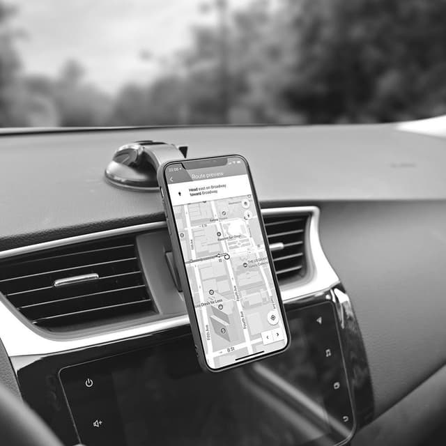 ColorWay magnetisk bilhållare för Smartphone Dashboard-2 Grå, justerba