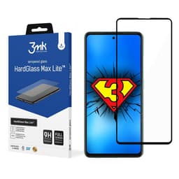 3MK HardGlass Max Lite til Samsung Galaxy A52 4G/5G A52s 5G, sort