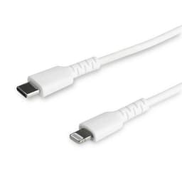 StarTech.com RUSBCLTMM2MW, Hvid, USB C, Lightning, 2 m, Hanstik, Hanstik