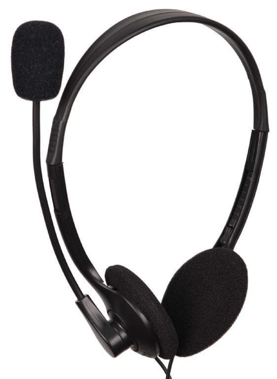 Gembird Stereo-headset MHS-123 3,5 mm ljudkontakt, Svart, Inbyggd mikr
