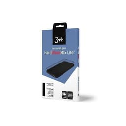 3MK HardGlass Max Lite Skærmbeskytter, Samsung, Galaxy A70, Hærdet glas, Gennemsigtig/Sort