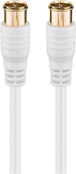Goobay SAT-kabel (80 dB), F-quick-kontakt, dobbel skjerming