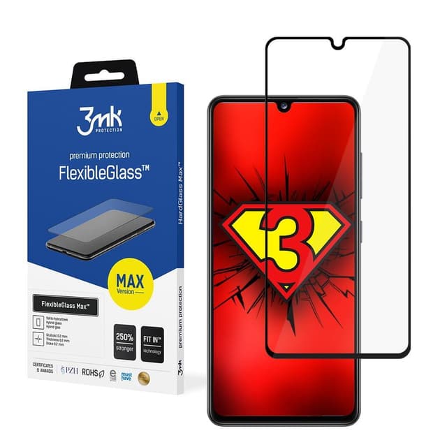3MK FlexibleGlass Samsung, Galaxy A41, Hybridglas, Klart skärmskydd
