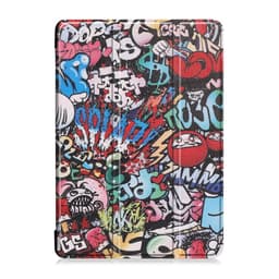 Kolminkertainen telinekotelo Lenovo Tab M10 TB-X605F/TB-X605L TB-X505F/TB-X505 Graffitikuviolle