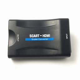 1080P SCART - HDMI-videoäänimuunnin sovitin HD-TV-DVD-levylle USB-kaapelilla