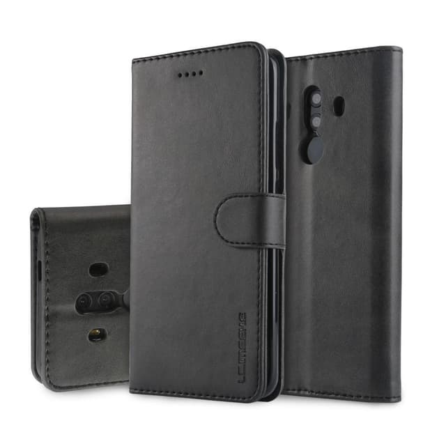 Huawei Mate 10 Pro Lompakkoteline Korttipaikoilla - Musta
