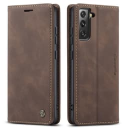 CASEME Plånboksfodral Samsung Galaxy S22 Plus - Coffee