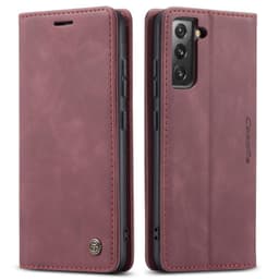 CASEME Plånboksfodral Samsung Galaxy S22 Plus - Röd