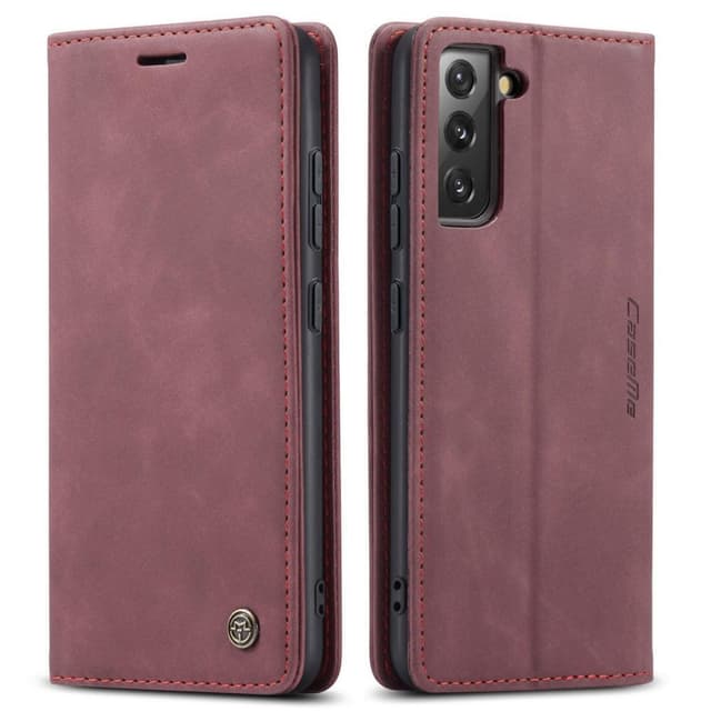 CASEME Plånboksfodral Samsung Galaxy S22 Plus - Röd