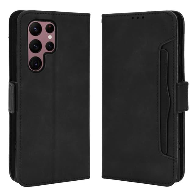 Samsung Galaxy S22 Ultra 5G Plånboksfodral  - Svart