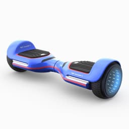 ClassyWalk® 2 LED Hoverboard - Blå/Rød