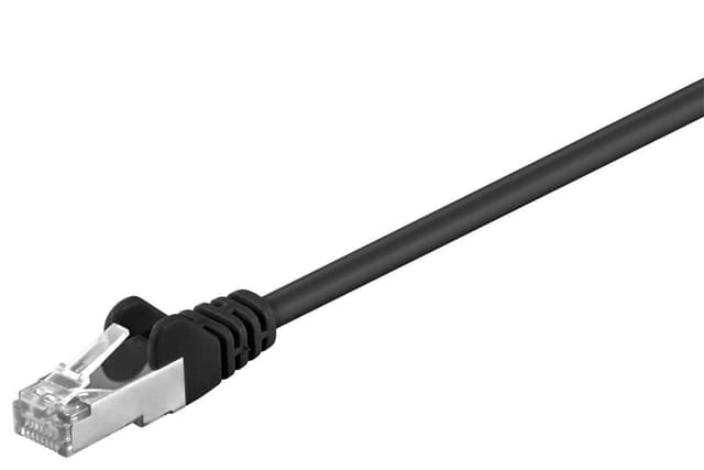 Netværkskabel CAT 5e, F/UTP, sort, 2 m