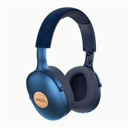 Marley Wireless Headphones Positive Vibration XL Indbygget mikrofon, Bluetooth, Over-Ear, Blå