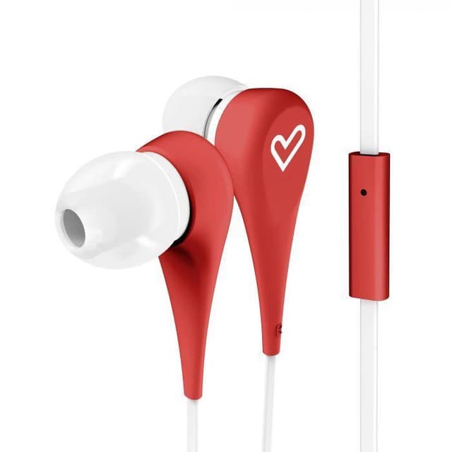 Energy Sistem Earphones Style 1+ 3,5 mm, In-ear/Ear-hook, Mikrofon, Rød