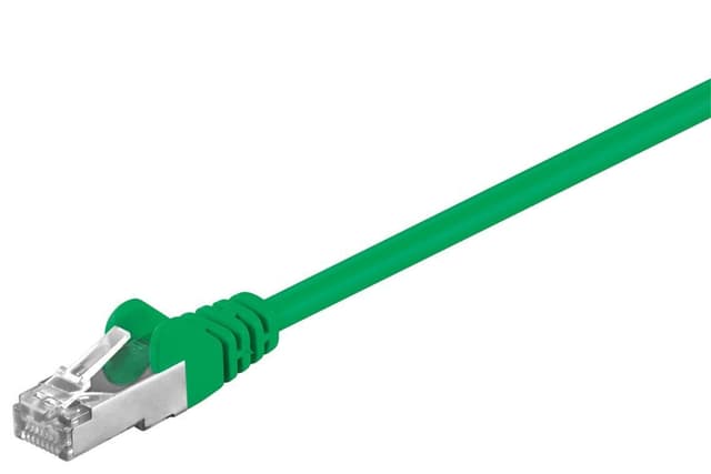 Goobay Netværkskabel CAT 5e, SF/UTP, grøn, 1,5 m