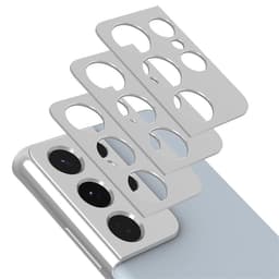 Linssinsuojus Samsung S21 Ultra 3-pack Silver -puhelimelle