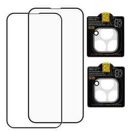 Skærmbeskytter / linsecover iPhone 13 Pro Max hærdet glas 2 + 2