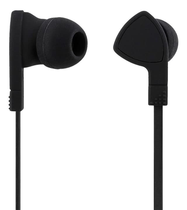 E110 In-ear headset, 1-button remote, 3.5mm, mic, black