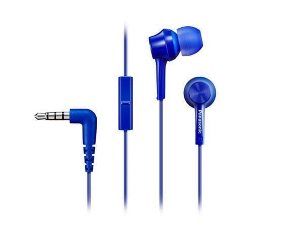 Panasonic Canal type RP-TCM115E-A In-ear, 3,5 mm (1/8 inch), Mikrofon, Blå,