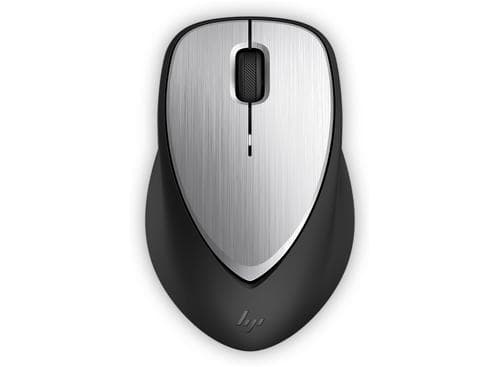 HP ENVY 500, Ambidextrous, laser, RF Trådlös, 1600 DPI, Svart, Silver