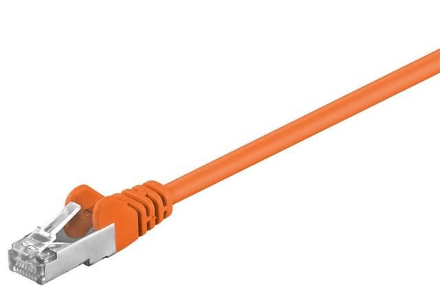 Goobay Netværkskabel CAT 5e, F/UTP, orange, 1,5 m